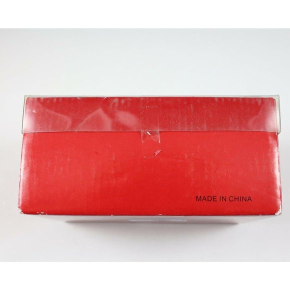 CIB Santa Chef Salt & Pepper Shaker Set Hand Painted Ceramic w/Box - Picture 8 of 9